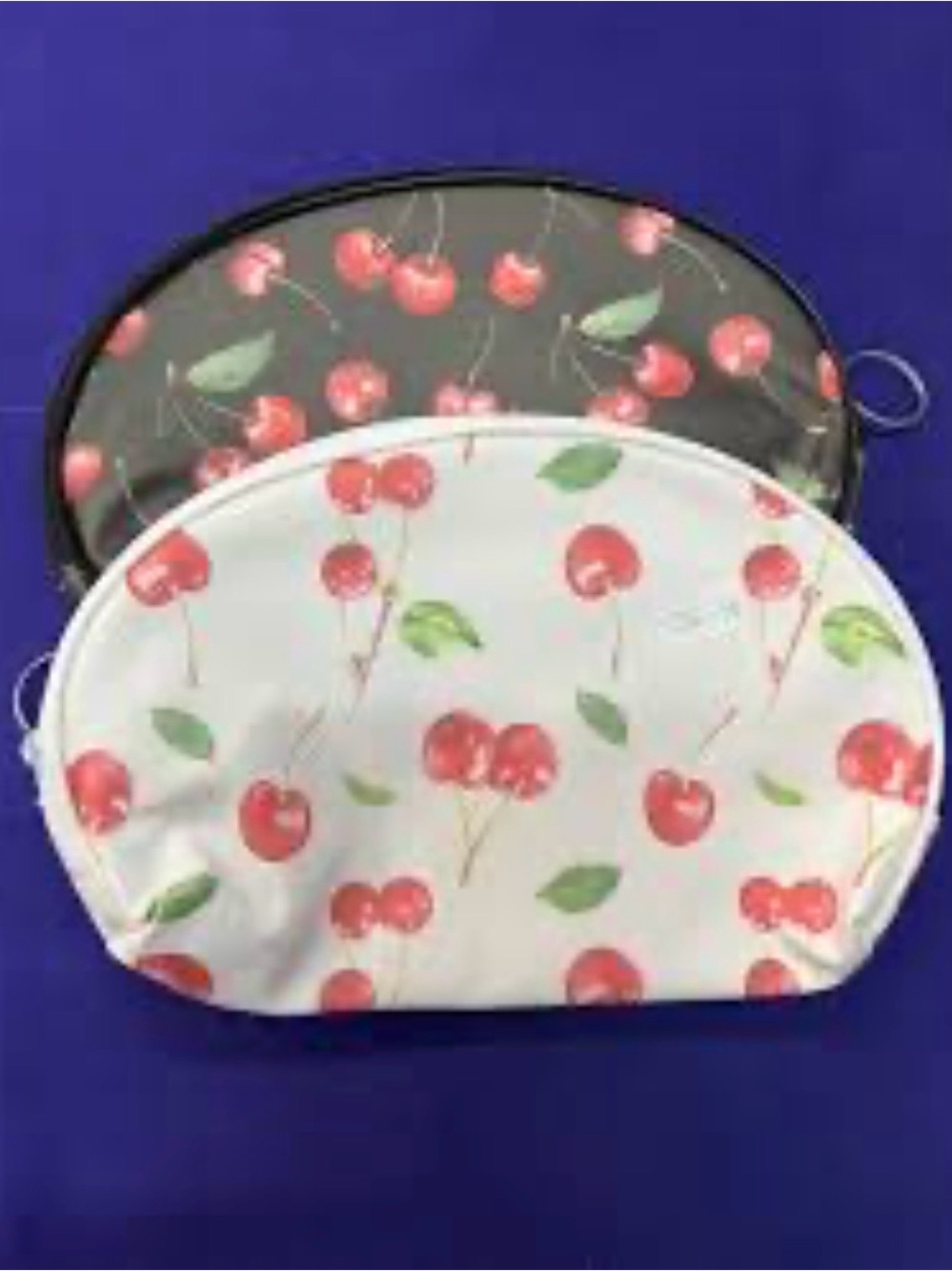 Cherry Print Cosmetic Pouch